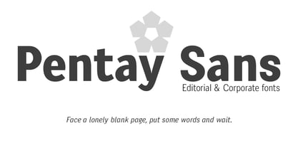 Pentay Sans Font Poster 6