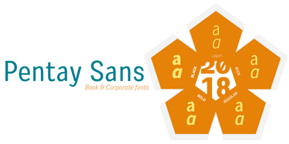 Pentay Sans Font Poster 1