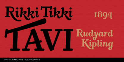 Kiks Font Poster 3