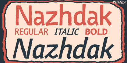 Nazhdak Font Poster 1