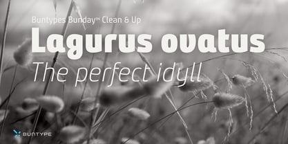 Bunday Clean Font Poster 12