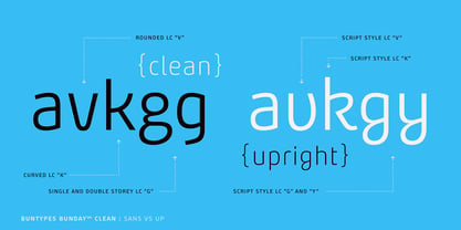Bunday Clean Font Poster 4