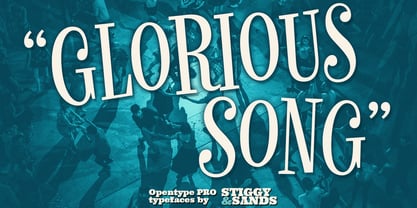Glorious Song Font Poster 1
