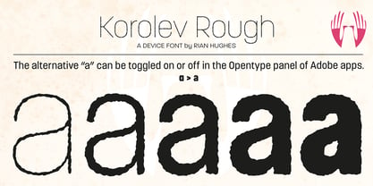 Korolev Rough Font Poster 7