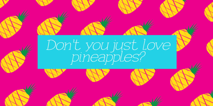 Pineapple Daydream Font Poster 1