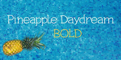 Pineapple Daydream Font Poster 3
