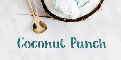 Coconut Punch Font Poster 5