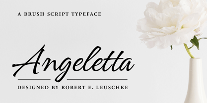 Angeletta Font Poster 1