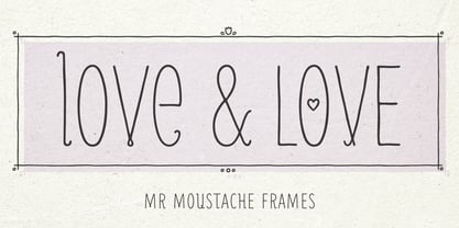 Mr Moustache Font Poster 2