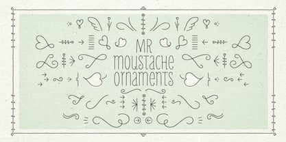 Mr Moustache Fuente Póster 9