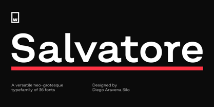 Salvatore Font Poster 1