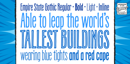Empire State Gothic Font Poster 2