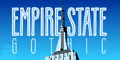 Empire State Gothic Font Poster 1