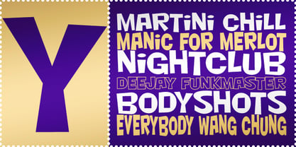 Nightclub BTN Font Poster 1