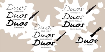 Duos Pro Font Poster 1