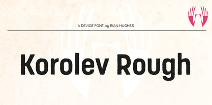 Korolev Rough Font Poster 2