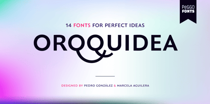 Orqquidea Font Poster 1