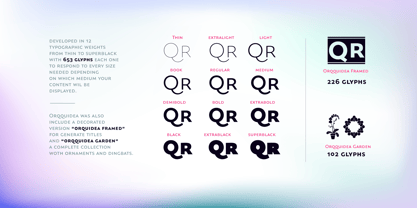 Orqquidea Font Poster 11