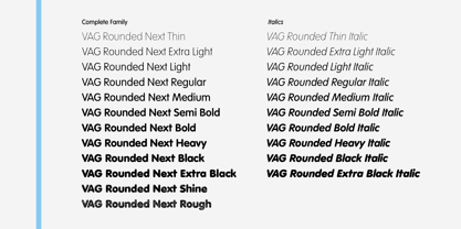 VAG Rounded Next Font Poster 4