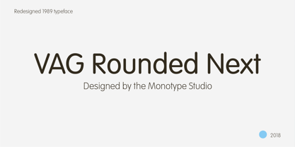 VAG Rounded Next Font Poster 1