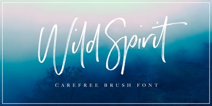 Wild Spirit Font Poster 9
