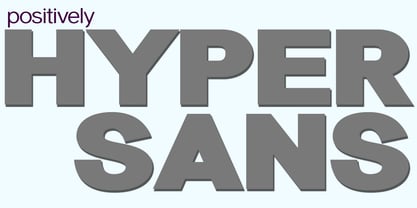 Hypersans Fuente Póster 3