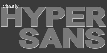 Hypersans Font Poster 4