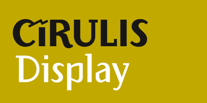 Cirulis Display Font Poster 7