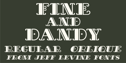 Fine And Dandy JNL Font Poster 1
