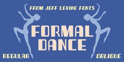 Formal Dance JNL Font Poster 1