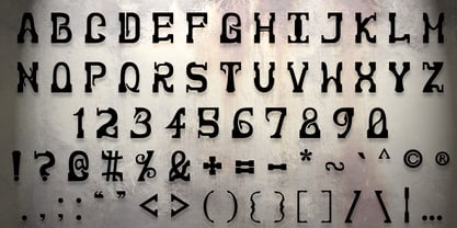 Scavenged Font Poster 5
