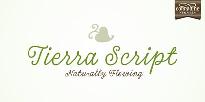 Tierra Script Fuente Póster 1