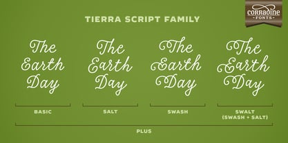 Tierra Script Fuente Póster 2