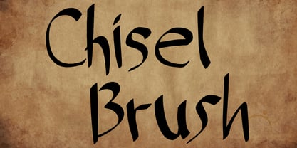 Chisel Brush Font Poster 5