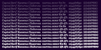 Capital Font Poster 7