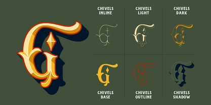 Chivels Font Poster 2