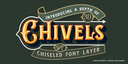 Chivels Font Poster 1