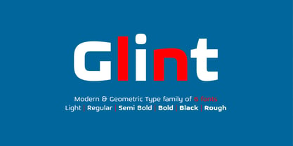 Glint Font Poster 1