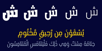 HS Almisk Serif Police Poster 9