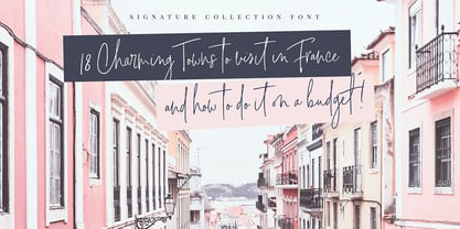 Signature Collection Font Poster 10