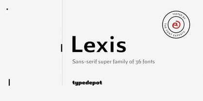 Lexis Font Poster 1