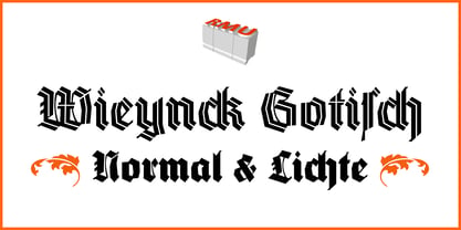 Wieynck Gotisch Font Poster 1
