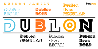 Dublon Font Poster 1