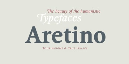 Aretino Font Poster 8