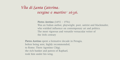 Aretino Font Poster 6