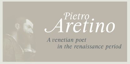 Aretino Font Poster 5