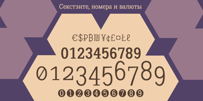 Sextan Cyrillic Font Poster 2