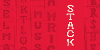 Stack Font Poster 6