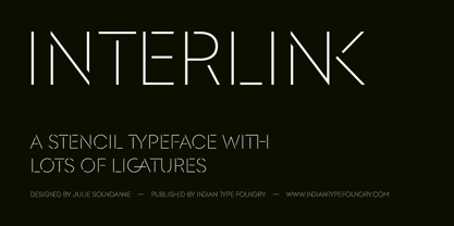 Interlink Font Poster 1