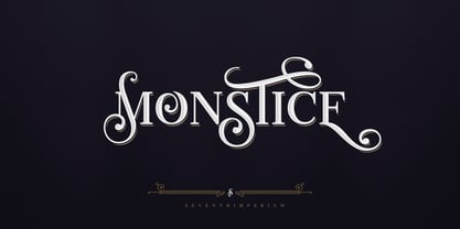 Monstice Font Poster 1
